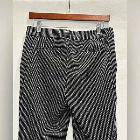 Worthington Petite Stretch Ankle Pants Black Polka Dot Size 6 - Picture 7 of 11